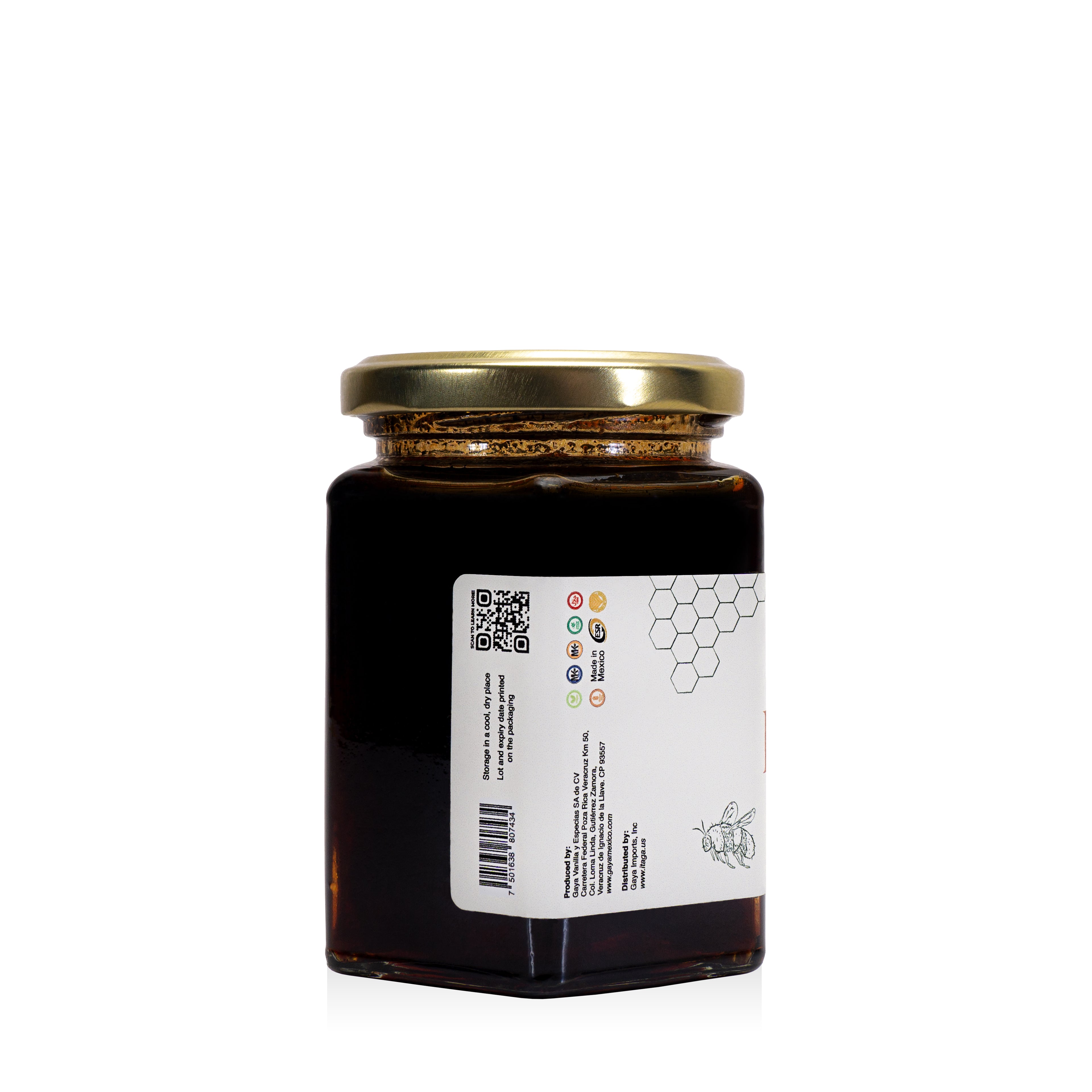 ITAGA Honey with Vanilla | Artisanal Mexican Vanilla Honey