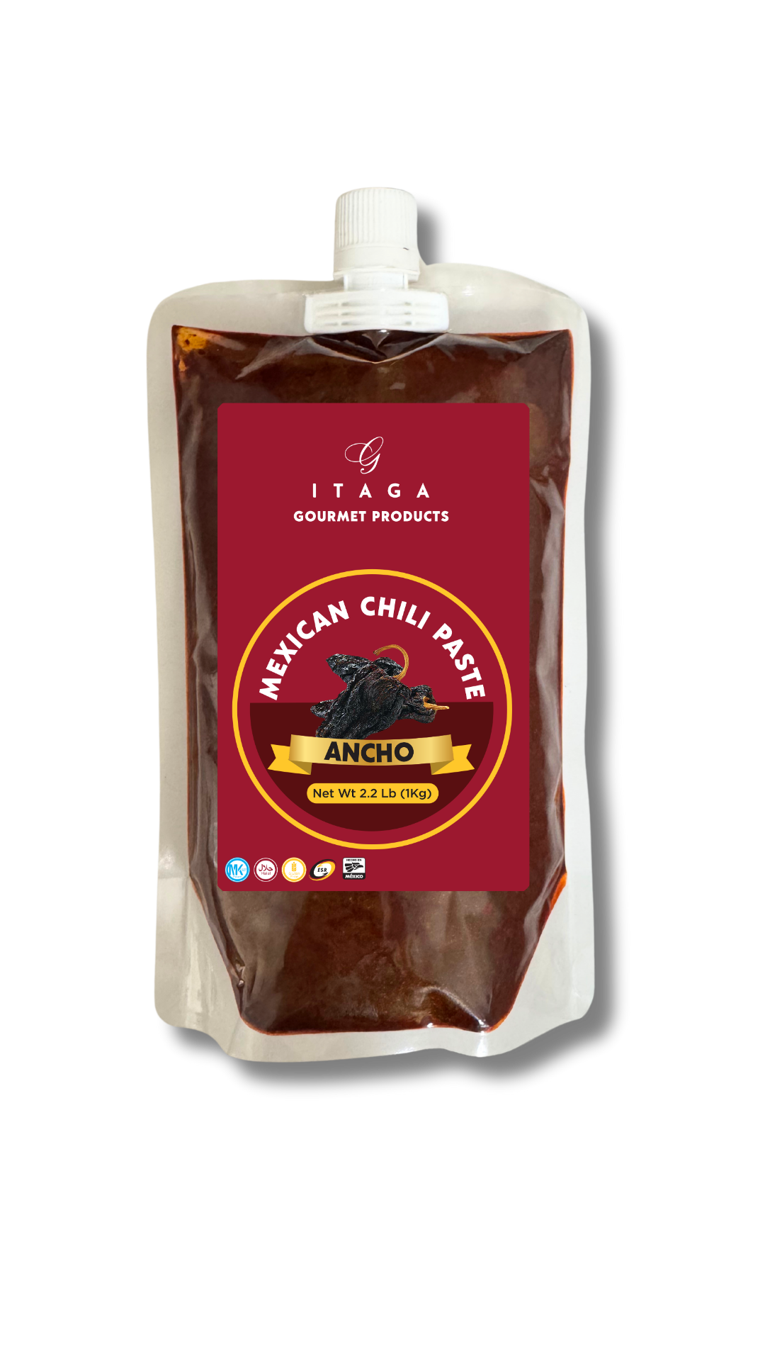 ITAGA Ancho Pepper Paste | Sweet &amp; Mild Chili | Authentic Mexican Pepper